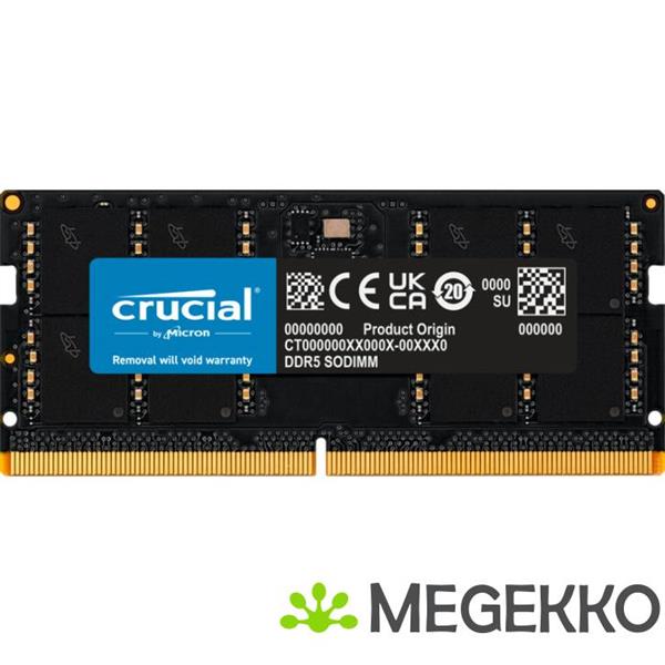 Grote foto crucial ddr5 sodimm 1x64gb 5600 computers en software overige computers en software
