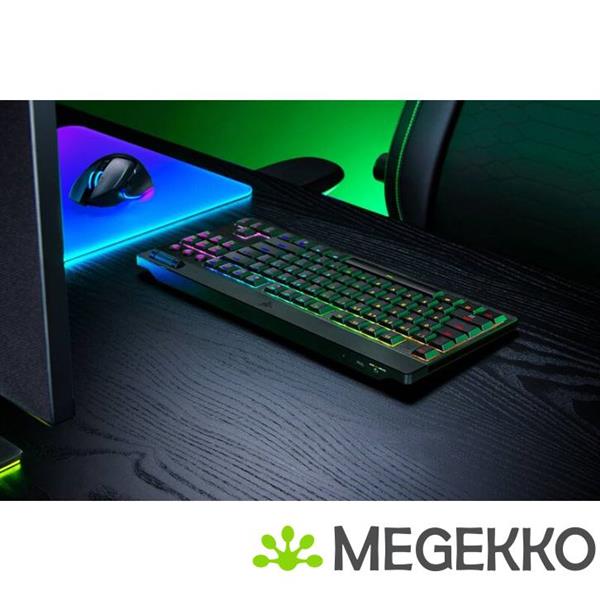 Grote foto razer blackwidow v4 low profile tenkeyless hyperspeed tactile orange toetsenbord computers en software toetsenborden