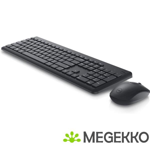 Grote foto dell km3322w toetsenbord inclusief muis kantoor rf draadloos azerty belgisch zwart computers en software overige computers en software