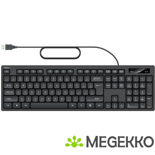 Grote foto belkin bbz014tt toetsenbord inclusief muis universeel usb azerty engels zwart computers en software overige computers en software