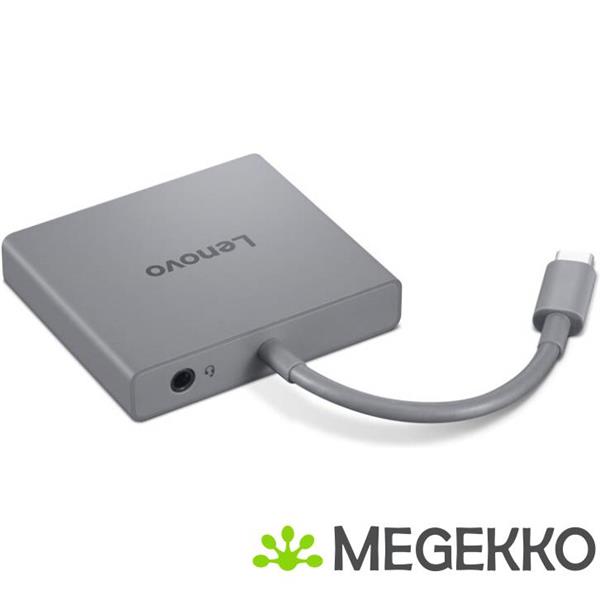 Grote foto lenovo gx91r64790 laptop dock poortreplicator bedraad usb 3.2 gen 1 3.1 gen 1 type c grijs computers en software overige computers en software
