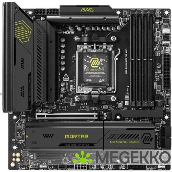 Grote foto msi mag b850m mortar wifi computers en software moederborden