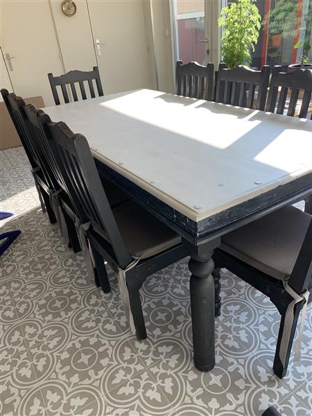 Grote foto 8 stoelen tafel huis en inrichting stoelen
