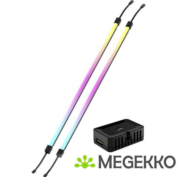 Grote foto corsair icue link ls350 aurora rgb light strips 350mm kit computers en software overige computers en software