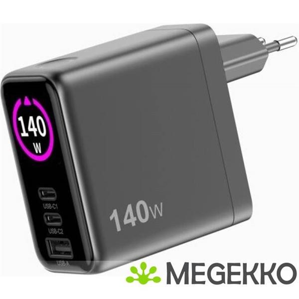 Grote foto sitecom 140w pd wall charger with led display computers en software overige