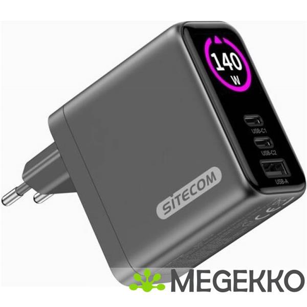 Grote foto sitecom 140w pd wall charger with led display computers en software overige