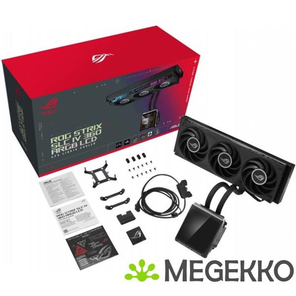 Grote foto asus rog strix slc iv 360 argb lcd zwart computers en software overige computers en software