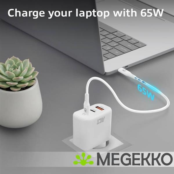 Grote foto act 3 poorts usb c usb a thuislader 65w pps snellader computers en software overige