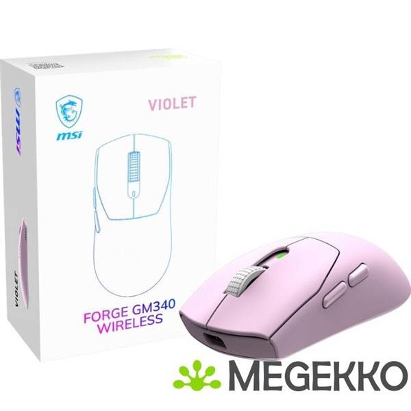 Grote foto msi forge gm340 wireless violet computers en software overige computers en software