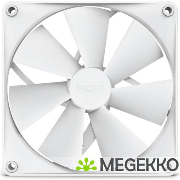 Grote foto nzxt f140p 140mm static pressure single white computers en software behuizingen en kasten