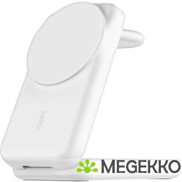 Grote foto belkin ultracharge 25w qi2 3in1 magnetic charger eu white square binnen computers en software overige