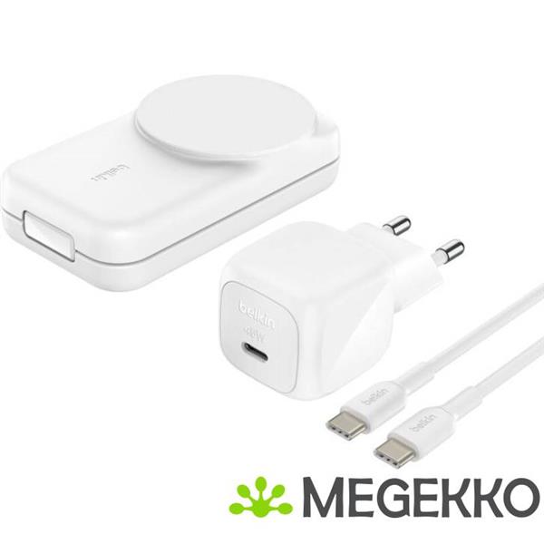 Grote foto belkin ultracharge 25w qi2 3in1 magnetic charger eu white square binnen computers en software overige