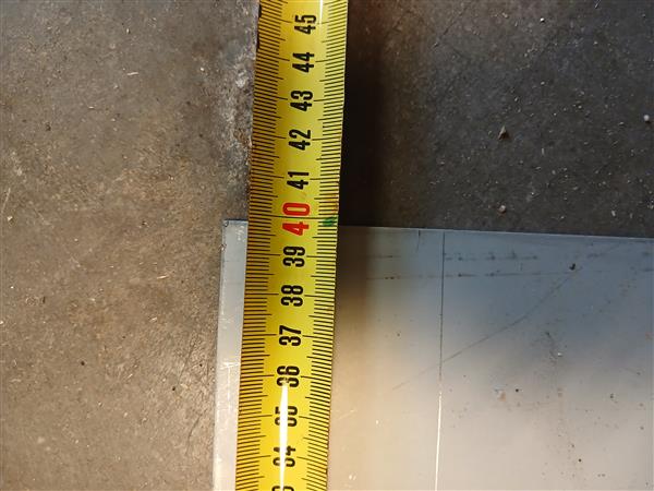 Grote foto staalplaat hoek doe het zelf en verbouw ijzerwaren en bevestigingsmiddelen