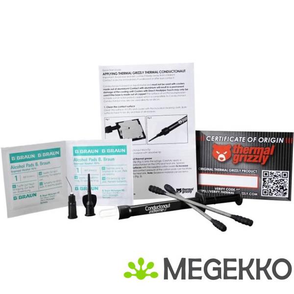 Grote foto thermal grizzly conductonaut extreme 1g computers en software behuizingen en kasten