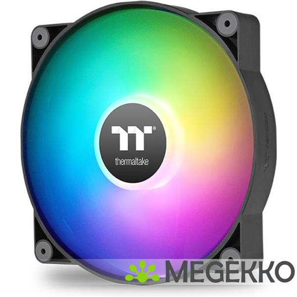 Grote foto thermaltake ct200 argb ventilator 20 cm zwart 1 stuk s computers en software behuizingen en kasten