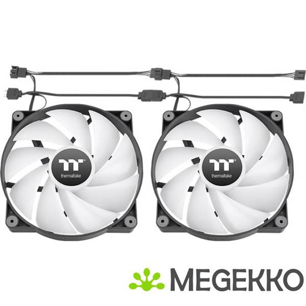 Grote foto thermaltake ct200 argb ventilator 20 cm zwart 1 stuk s computers en software behuizingen en kasten