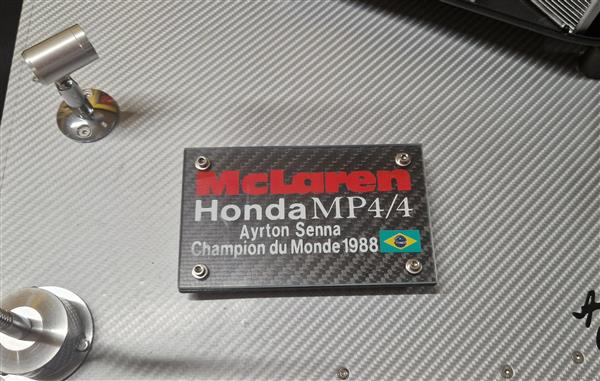 Grote foto mclaren mp4 4 model 1 8 van de agostini verzamelen auto en modelauto