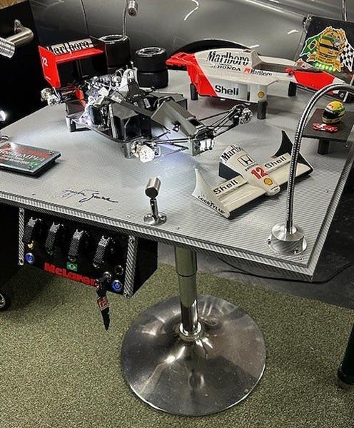 Grote foto mclaren ayrton senna mp4 4 model 1 8 verzamelen auto en modelauto
