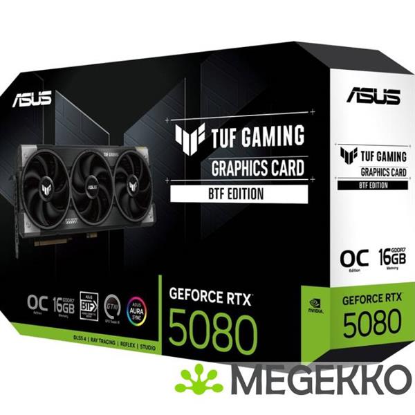 Grote foto asus geforce rtx 5080 tuf rtx5080 o16g btf gaming computers en software videokaarten