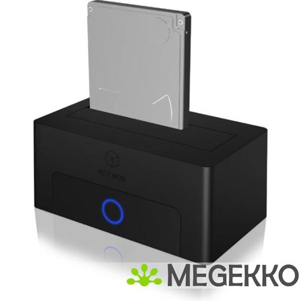 Grote foto icy box ib 1122 u3 b 1x sata zu usb 3.2 gen 1 schwarz gehuse usb 3.0 computers en software overige computers en software