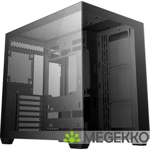 Grote foto deepcool cg530 midi tower zwart computers en software behuizingen en kasten