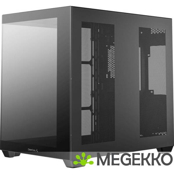 Grote foto deepcool cg530 midi tower zwart computers en software behuizingen en kasten