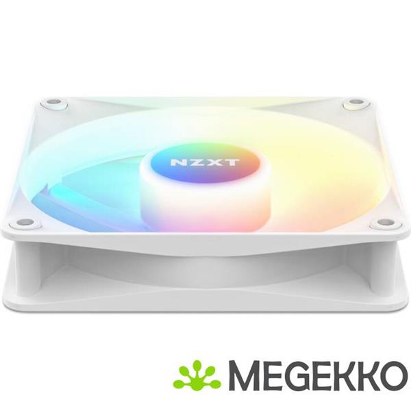Grote foto nzxt f120 core 120mm rgb fan single white computers en software behuizingen en kasten