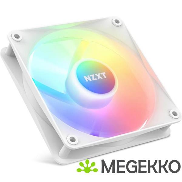Grote foto nzxt f120 core 120mm rgb fan single white computers en software behuizingen en kasten