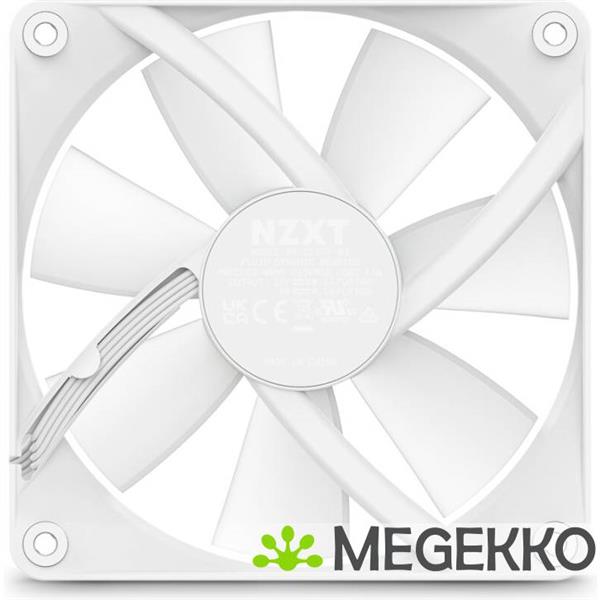 Grote foto nzxt f120 core 120mm rgb fan single white computers en software behuizingen en kasten