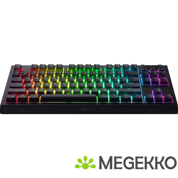 Grote foto razer blackwidow v4 tenkeyless hyperspeed linear yellow toetsenbord computers en software overige computers en software