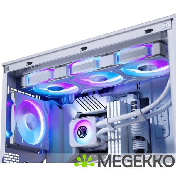 Grote foto phanteks glacier one 360d30 x3 drgb white computers en software behuizingen en kasten