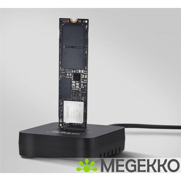 Grote foto startech.com usb c usb a naar m.2 nvme dock adapter 10gbps externe m.2 nvme ssd lezer b m m key computers en software harde schijven