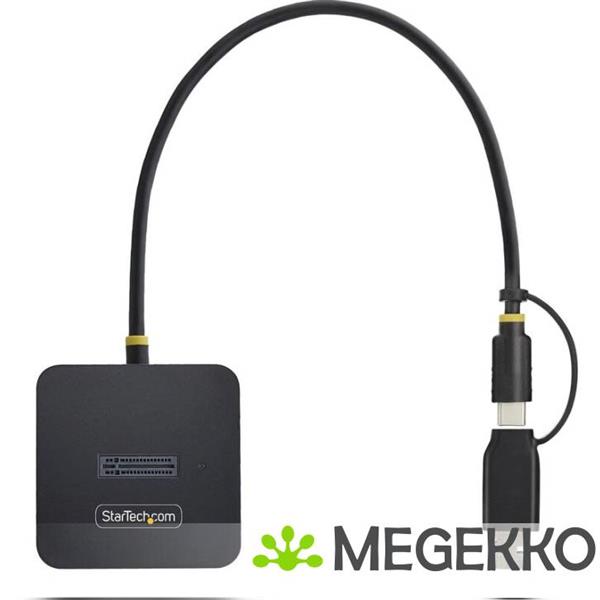Grote foto startech.com usb c usb a naar m.2 nvme dock adapter 10gbps externe m.2 nvme ssd lezer b m m key computers en software harde schijven