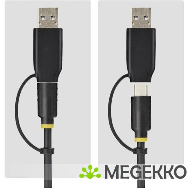 Grote foto startech.com usb c usb a naar m.2 nvme dock adapter 10gbps externe m.2 nvme ssd lezer b m m key computers en software overige computers en software