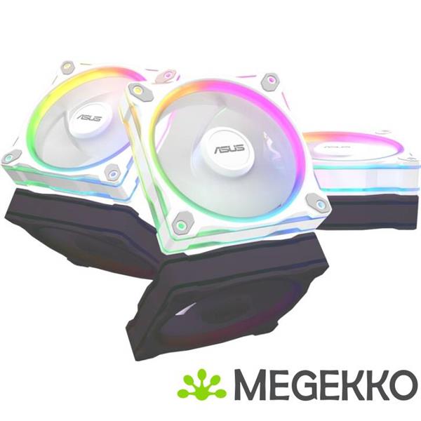 Grote foto asus prime mr120 fan argb white 3in1 computers en software overige computers en software