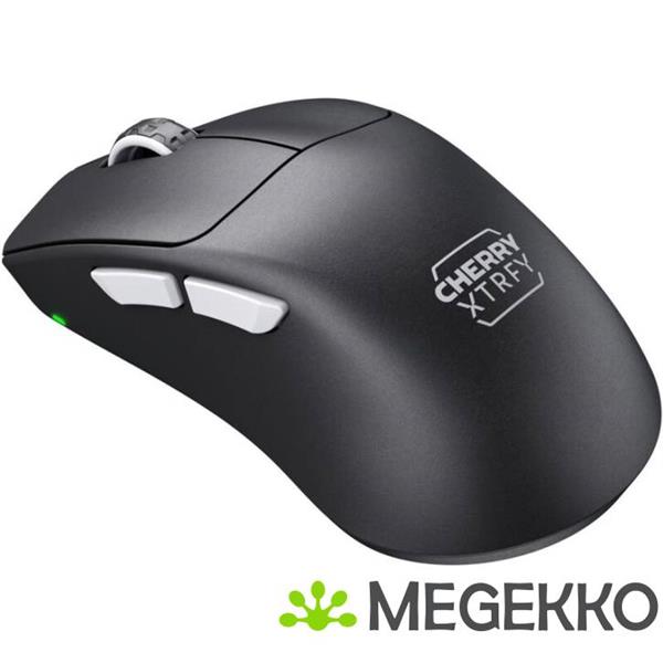 Grote foto cherry xtrfy m64 pro zwart ergonomische draadloze 8k gaming muis computers en software overige computers en software