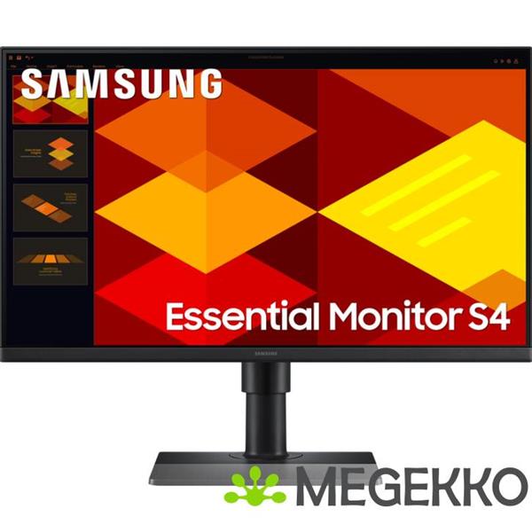 Grote foto samsung essential s4 ls24d402gauxen 24 ips full hd monitor computers en software overige computers en software