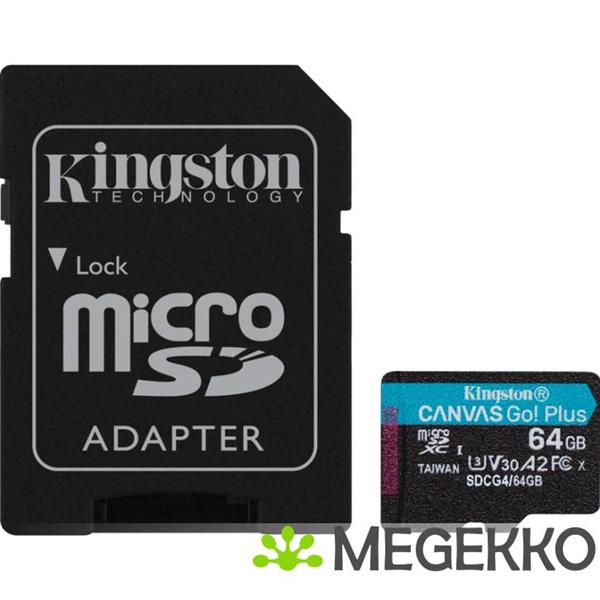 Grote foto kingston canvas go plus 64gb computers en software geheugens