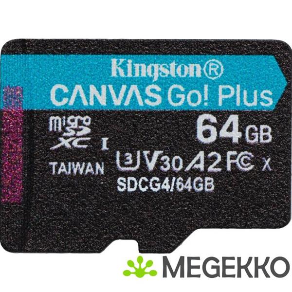 Grote foto kingston canvas go plus 64gb computers en software geheugens