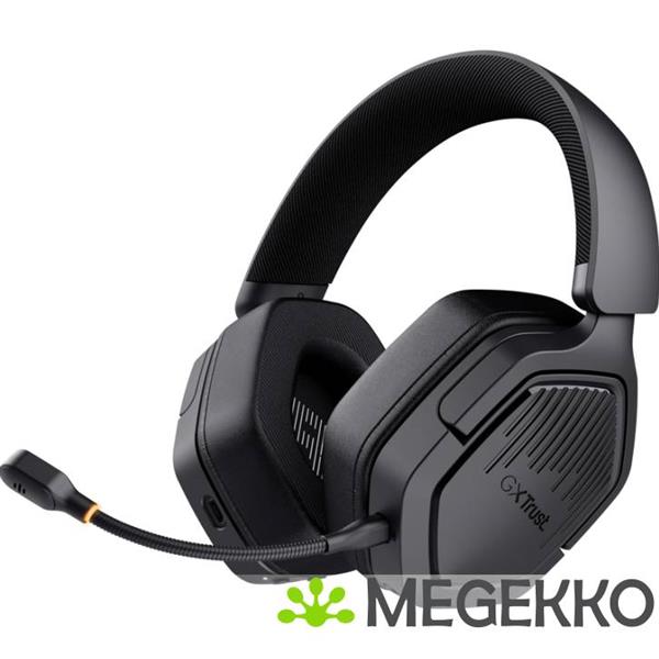 Grote foto trust gxt 493 carus draadloos zwart audio tv en foto koptelefoons