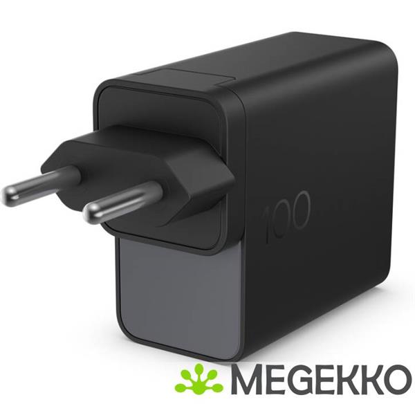 Grote foto hp 100w gallium nitride wall charger euro smartbuy netvoeding inverter computers en software overige