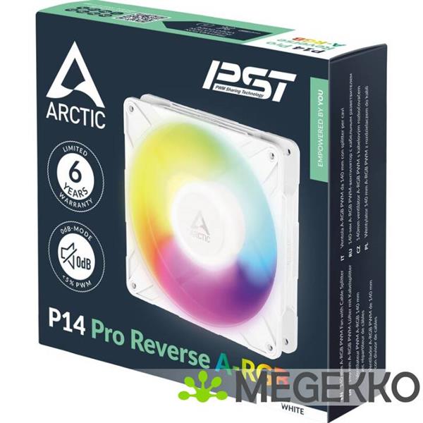 Grote foto arctic p14 pro reverse a rgb white computers en software behuizingen en kasten