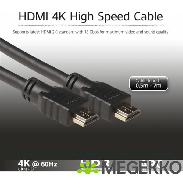 Grote foto act 5 meter high speed kabel v2.0 hdmi a male hdmi a male awg30 computers en software overige