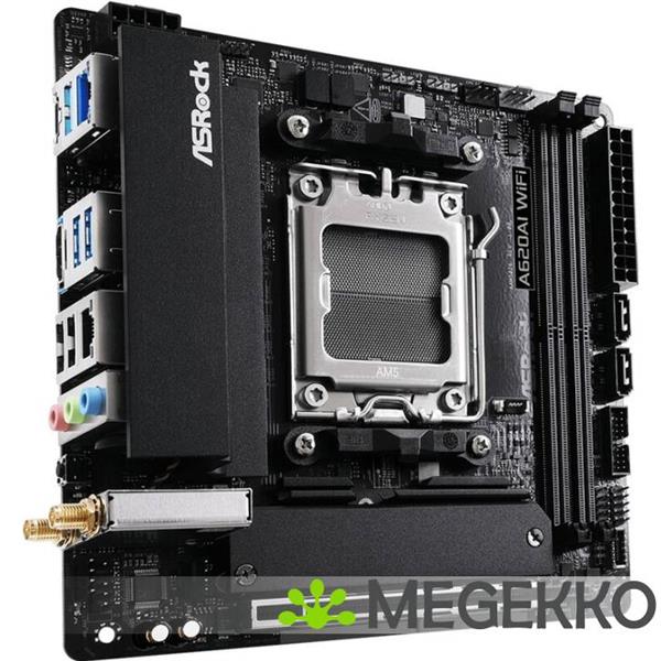Grote foto asrock a620ai wifi amd a620a socket am5 mini itx computers en software moederborden