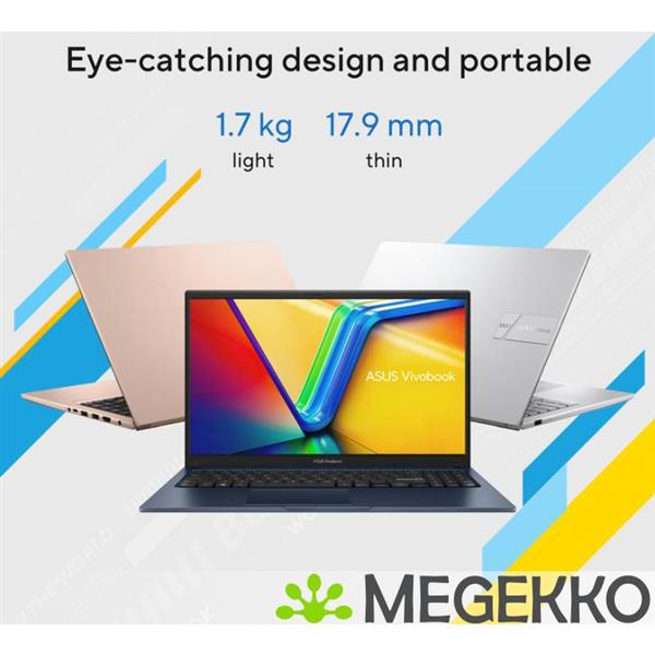 Grote foto asus vivobook 15 x1504va bq3028w 15.6 core 5 computers en software overige computers en software