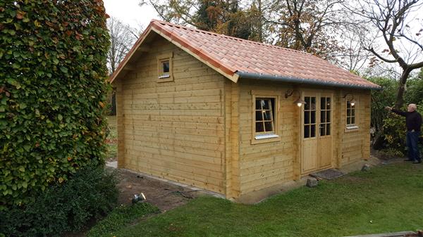 Grote foto maatwerk tuinhuizen blokhutten tuin en terras tuinhuisjes en blokhutten