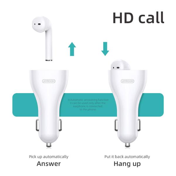 Grote foto joyroom auto usb adapter met draadloze ear bud diversen overige diversen