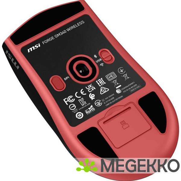 Grote foto msi forge gm340 wireless black computers en software overige computers en software