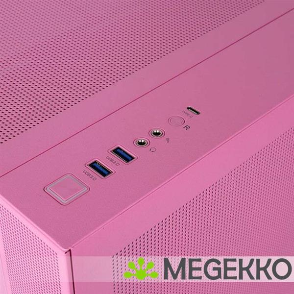 Grote foto thermaltake view 380 tg argb midi tower roze computers en software behuizingen en kasten
