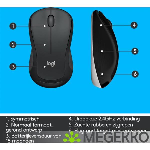 Grote foto logitech mk540 advanced desktop set computers en software overige computers en software